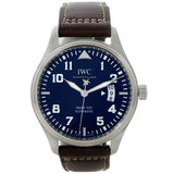 IWC Pilots Watch Mark XVII Edition Le Petit Prince Blue Dial Brown Leather Strap Watch for Men - IW326506