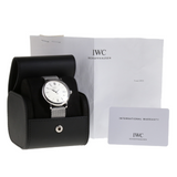 IWC Portofino Automatic White Dial Silver Mesh Bracelet Watch for Men - IW356505