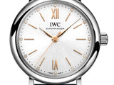 IWC Portofino Automatic Silver Dial Brown Leather Strap Watch for Women - IW357403