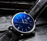 IWC Portofino '150 Years Edition' Automatic Blue Dial Black Leather Strap Watch for Men - IW356518