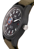 IWC Pilot’s Watch Mark XVIII Top Gun Edition “SFTI” Black Dial Green Nylon Strap Watch for Men - IW324712