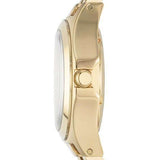 Marc Jacobs Henry Gold Dial Gold Steel Strap Watch for Women - MBM3295