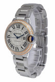 Cartier Ballon Bleu De Cartier Diamonds Silver Dial Silver Steel Strap Watch for Women - WE902080