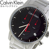 Calvin Klein City Chronograph Black Dial Silver Steel Strap Watch for Men - K2G27141