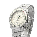 Gucci Dive Quartz White Dial Silver Steel Strap Watch For Men - YA136336