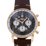 Breitling Navitimer 1959 Edition Black Dial Brown Leather Strap Watch for Men - RB0910371B1X1