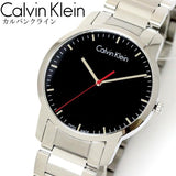 Calvin Klein City Black Dial Silver Steel Strap Watch for Men - K2G2G141