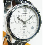 Tissot Quickster Chronograph NBA San Antonio Spurs Edition White Dial Two Tone NATO Strap Watch for Men - T095.417.17.037.07