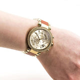 Michael Kors Parker Gold Dial Two Tone Steel Strap Watch for Women - MK6139