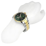 Tissot T Sport Chrono XL Classic Green Dial Two Tone Steel Strap Watch for Men - T116.617.22.091.00