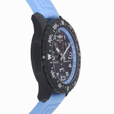 Breitling Endurance Pro Black Dial Light Blue Rubber Strap Watch for Men - X82310281B1S1