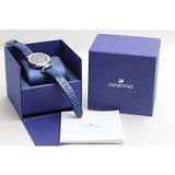 Swarovski Era Journey Blue Dial Blue Leather Strap Watch for Women - 5479239