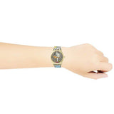 Gucci G Timeless Disney Donald Duck Brown Dial Brown Leather Strap Watch For Women - YA1264167