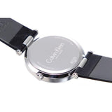 Calvin Klein Sight Black Dial Black Leather Strap Watch for Men - K1S21102