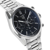 Tag Heuer Carrera Chronograph Black Dial Silver Steel Strap Watch for Men - CBN2010.BA0642