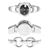 Gucci Guccisima Quartz Black Dial Silver Steel Strap Watch For Women - YA134501