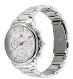 Tommy Hilfiger Claudia Silver Dial Silver Steel Strap Watch for Women - 1781741