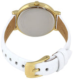 Michael Kors Cinthia Mother of Pearl Dial White Leather Strap Watch for Women - MK2662