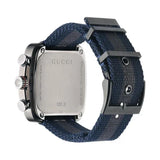 Gucci Coupe Chronograph Blue Dial Two Tone NATO Strap Watch for Men - YA131203