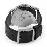 Calvin Klein City Quartz Black Dial Black Leather Strap Watch for Men - K2G2G1C3