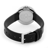 Calvin Klein Firm Black Dial Black Leather Strap Watch for Women - K3N231C1