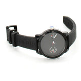 Tommy Hilfiger Denim Black Dial Black Rubber Strap Watch for Men - 1791326