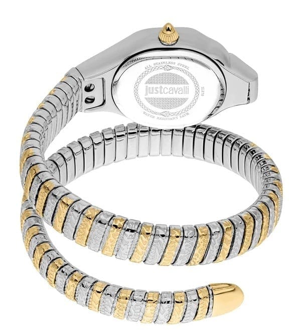 Just Cavalli Amalfi Gold Dial Two Tone Steel Strap Watch for Women - JC1L270M0055