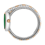 Just Cavalli Aversa Green Dial Two Tone Steel Strap Watch for Women - JC1L222M0075