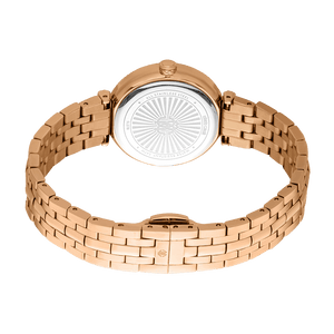 Just Cavalli Chiarezza Snake Core Rose Gold Dial Rose Gold Steel Strap Watch for Women - RC5L078M0045