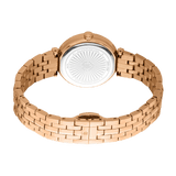 Just Cavalli Chiarezza Snake Core Rose Gold Dial Rose Gold Steel Strap Watch for Women - RC5L078M0045