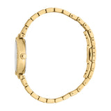Just Cavalli Chiarezza Snake Core Silver Dial Gold Steel Strap Watch for Women - RC5L078M0025