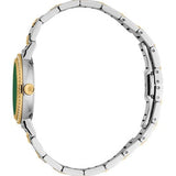 Just Cavalli Donna Glam Green Dial Two Tone Steel Strap Watch for Women - RC5L098M0065