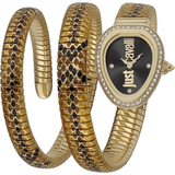 Just Cavalli Doppio Black Dial Multicolor Steel Strap Watch for Women - JC1L163M0065