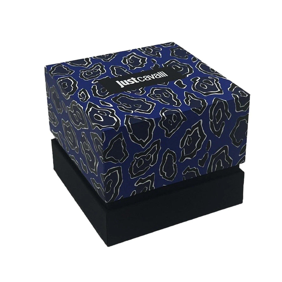 Just Cavalli Doppio Black Dial Multicolor Steel Strap Watch for Women - JC1L163M0065