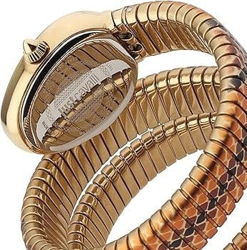 Just Cavalli Doppio Black Dial Multicolor Steel Strap Watch for Women - JC1L163M0065