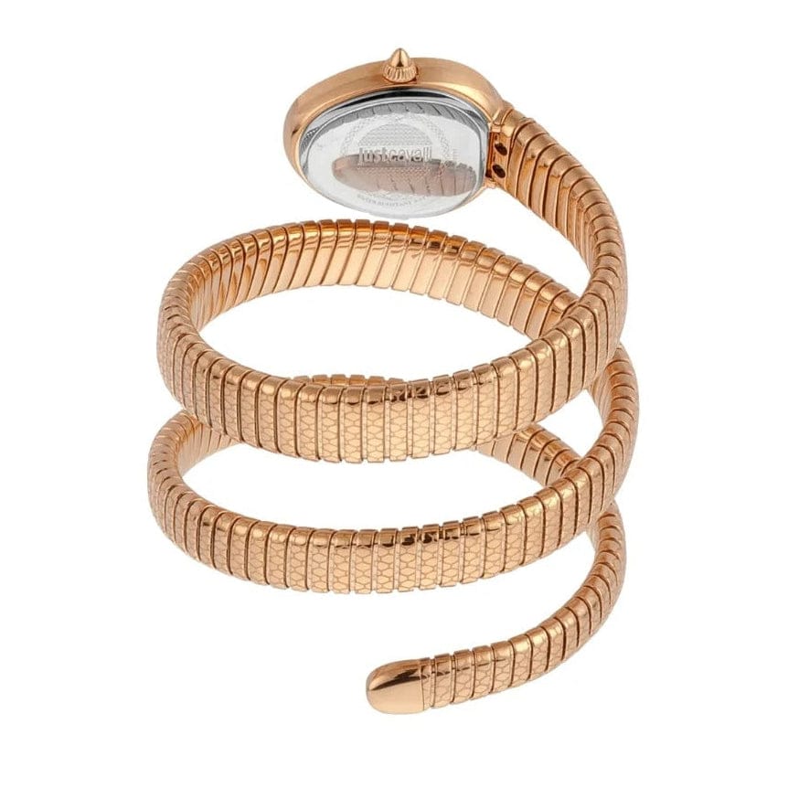 Just Cavalli Doppio Rose Gold Dial Rose Gold Steel Strap Watch for Women - JC1L163M0035