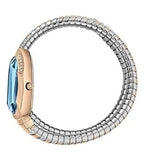 Just Cavalli Glam Evo 4 Blue Dial Two Tone Steel Strap Watch for Women - JC1L229M0085
