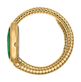 Just Cavalli Glam Evo 4 Green Dial Gold Steel Strap Watch for Women - JC1L229M0035