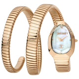 Just Cavalli Glam Evo 4 Mother of Pearl Dial Rose Gold Steel Strap Watch for Women - JC1L209M0055