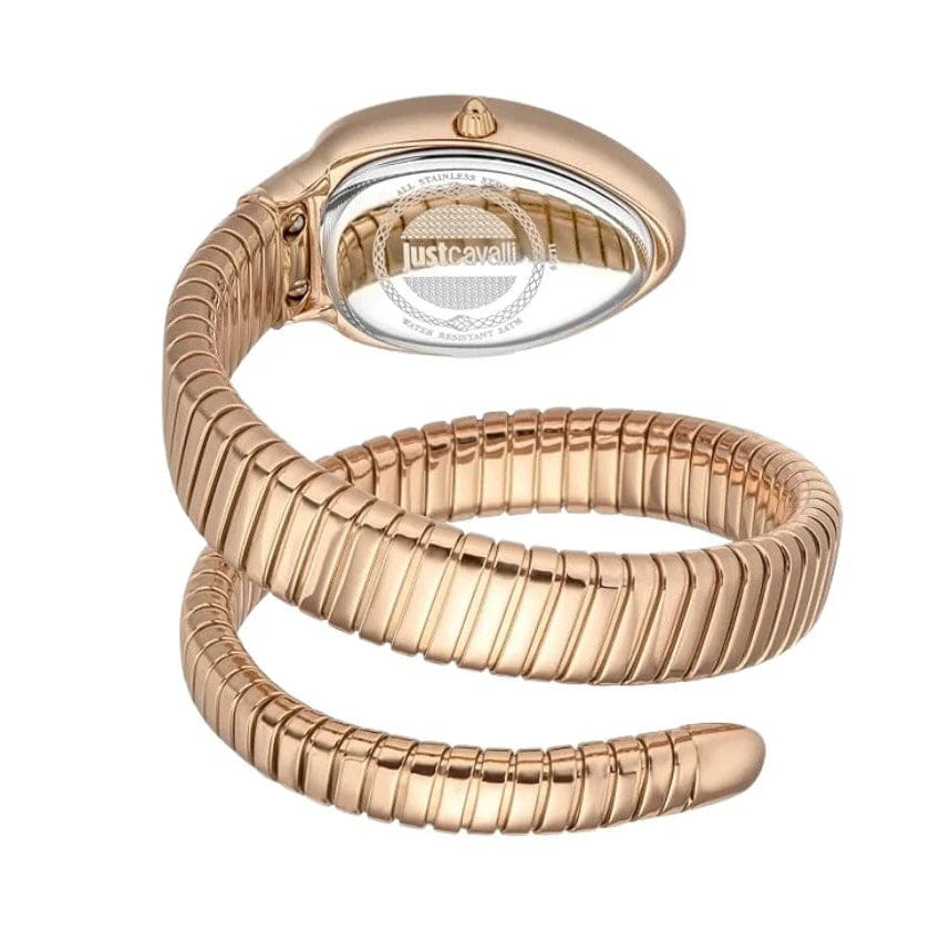 Just Cavalli Glam Evo 4 Mother of Pearl Dial Rose Gold Steel Strap Watch for Women - JC1L229M0045