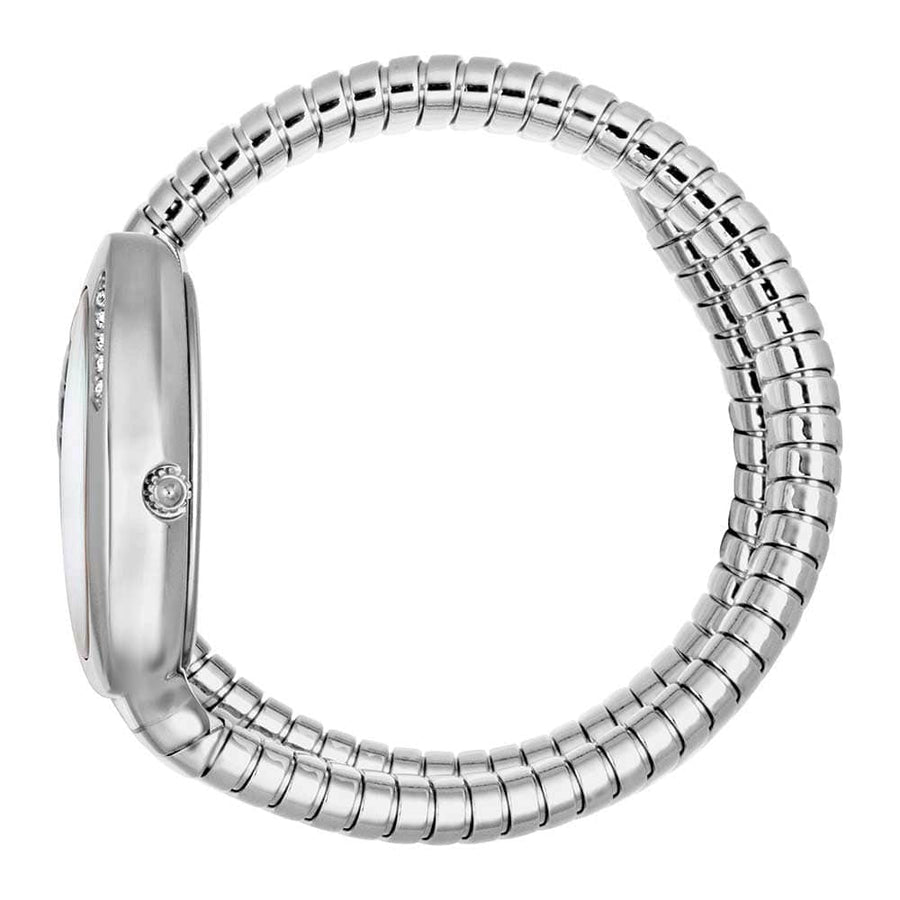 Just Cavalli Glam Evo 4 Mother of Pearl Dial Silver Steel Strap Watch for Women - JC1L229M0015