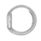 Just Cavalli Glam Evo 4 Mother of Pearl Dial Silver Steel Strap Watch for Women - JC1L229M0015