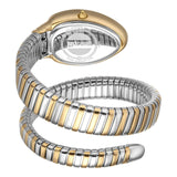 Just Cavalli Glam Evo 4 Mother of Pearl White Dial Two Tone Steel Strap Watch for Women - JC1L229M0065