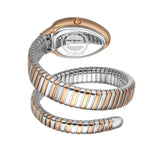 Just Cavalli Glam Evo 4 White Dial Two Tone Steel Strap Watch for Women - JC1L229M0075