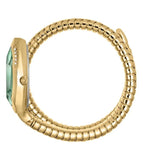 Just Cavalli Glam Evo 8 Green Dial Gold Steel Strap Watch for Women - JC1L225M0045