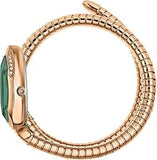Just Cavalli Glam Evo 9 Green Dial Rose Gold Steel Strap Watch for Women - JC1L224M0055