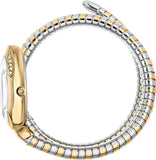 Just Cavalli Glam Evo 9 White Dial Two Tone Steel Strap Watch for Women - JC1L224M0065