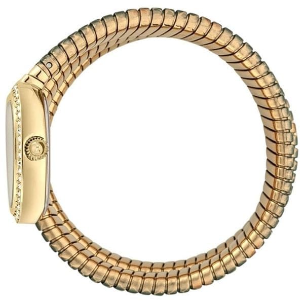 Just Cavalli Glam Snake Gold Dial Multicolor Steel Strap Watch for Women - JC1L163M0235
