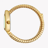 Just Cavalli Lady Snake Green Dial Gold Steel Strap Watch for Women - JC1L249M0035