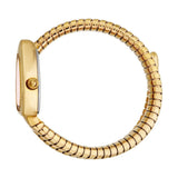 Just Cavalli Lady Snake Red Dial Gold Steel Strap Watch for Women - JC1L249M0025